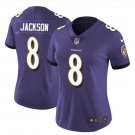 Women's Ravens Lamar Jackson color rush Ladies Jersey purple