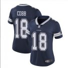 Women's Randall Cobb Dallas Cowboys #18 color rush Ladies Jersey navy blue