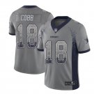 Mens Randall Cobb Dallas Cowboys #18 drift fashion Limited Jersey gray