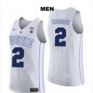 Men's Duke #2 Cameron Reddish White College Basketball Jersey stitched