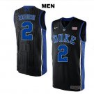 Men's Duke #2 Cameron Reddish Black College Basketball Jersey stitched