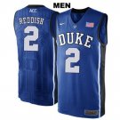 Men's Duke #2 Cameron Reddish Blue College Basketball Jersey stitched