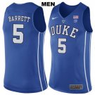 Men's RJ Barrett #5 Duke Devils college jersey Blue stitched