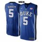 Men's RJ Barrett #5 Duke Devils college jersey blue stitched