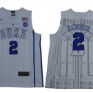 Men's Duke #2 Cameron Reddish White College Basketball Jersey stitched
