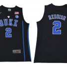 Men's Duke #2 Cameron Reddish Black College Basketball Jersey stitched