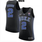 Men's Duke #2 Cameron Reddish Black College Basketball Jersey stitched