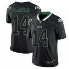 Men's NY Jets 14 Sam Darnold Color rush lights out limited jersey black