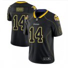 Mens JuJu  19# Smith-Schuster steelers color rush Lights out Jersey black