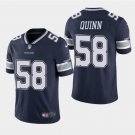 Men's Robert Quinn Dallas Cowboys 58 color rush vapor jersey navy blue