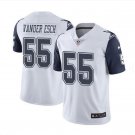 Men's Leighton Vander Esch Dallas Cowboys 55 color rush vapor jersey white