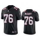 Men's Kaleb McGary Atlanta Falcons #76 Color Rush vapor Jersey black