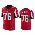 Men's Kaleb McGary Atlanta Falcons #76 Color Rush vapor Jersey red