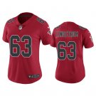 Women's Chris Lindstrom Atlanta Falcons #63 Jersey red