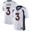 Men's Drew Lock Denver Broncos #3 Color Rush limited Jersey white