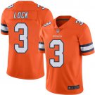 Men's Drew Lock Denver Broncos #3 Color Rush vapor Jersey orange cheap jersey