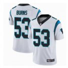 Men's Brian Burns Carolina Panthers #53 color rush Jersey white