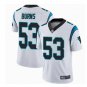 Men's Brian Burns Carolina Panthers #53 color rush Jersey white