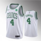 Men Boston Celtics #4 Carsen Edwards Jersey white