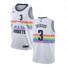 Men's Allen Iverson Nuggets jersey white city edition