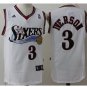 Men's Allen Iverson Philly 76ers 3 throwback jersey white
