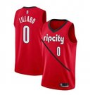 Men's Portland Trail Blazers Damian Lillard red Jersey - city ediiton