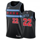 Men's Chicago Bulls #22 Otto Porter Jr. City Edition Jersey Black