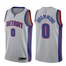 Men's Detroit Pistons #0 Andre Drummond Statement Jersey Gray