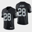 Men's Oakland Raiders #28 Josh Jacobs color rush Vapor Untouchable Jersey Black