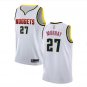 MenS Denver Nuggets #27 Jamal Murray Jersey - white