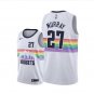 MenS Denver Nuggets #27 Jamal Murray city Edition Jersey - white