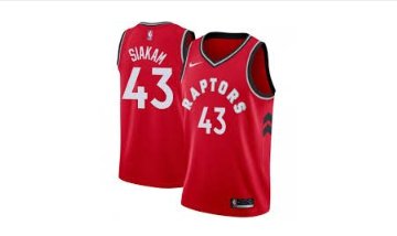 MenS Pascal Siakam Toronto jersey red