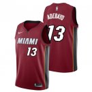 Men's Bam Adebayo Miami Heats red Jersey
