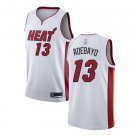 Men's Bam Adebayo Miami Heats white Jersey