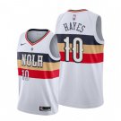 Men's New Orleans Pelicans #10 Jaxson Hayes white Jersey eaned edition