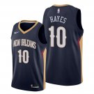 Men's New Orleans Pelicans #10 Jaxson Hayes navy blue Jersey