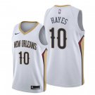 Men's New Orleans Pelicans #10 Jaxson Hayes White Jersey