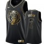 Men's Jaylen Brown boston celtics black golden edition jersey