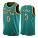 Men's Jayson Tatum celtics 2019-2020 city eition jersey green