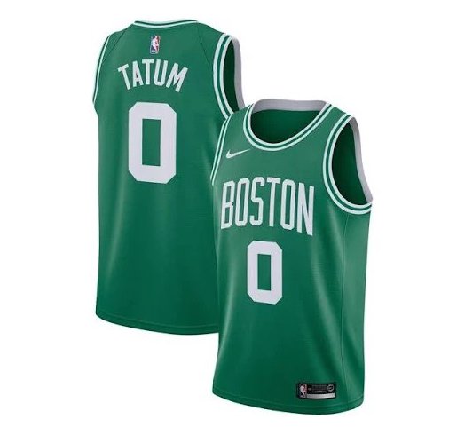 Men's Jayson Tatum Boston celtics stitched jersey green