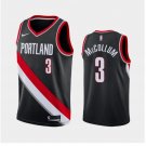 Men's Portland Trail Blazers #3 C.J. McCollum Icon Jersey Black