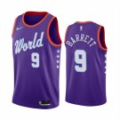 Men's 2020 Rising Star USA Team RJ Barrett #9 Purple Jersey
