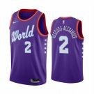 Men's Rising Star USA Team Shai Gilgeous-Alexander #2 Purple Jersey