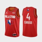 Men's 2020 All-Star Game Alex Caruso #4 Red Jersey