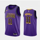 Men's Los Angeles Lakers #11 Avery Bradley City Edition Jersey Purple