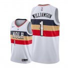 Men's and Youth New Orleans Pelicans #1 Zion Williamson White Draft jersey