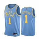 Men's Los Angeles Lakers #1 Kentavious Caldwell-Pope Blue Classic Jersey