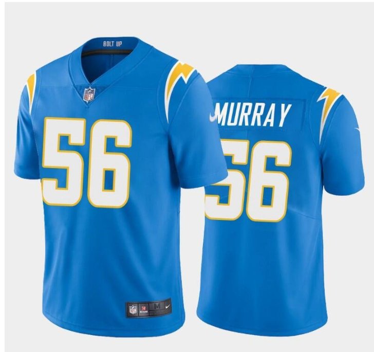 Men / Youth /56 Kenneth Murray Los Angeles Chargers Jersey light blue
