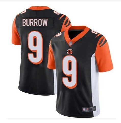 Men 's Joe Burrow Cincinnati Bengals color rush Jersey black