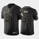 Men's Youth New Orleans Saints #51 Cesar Ruiz Black Goldan Jersey